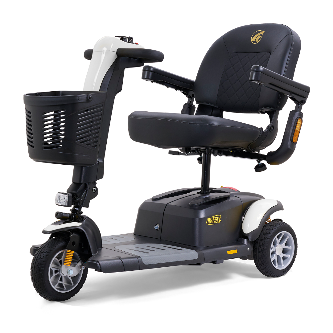 Golden Tech Buzzaround LX - Luxury 3 Wheel Portable Mobility Scooter - Senior.com Scooters